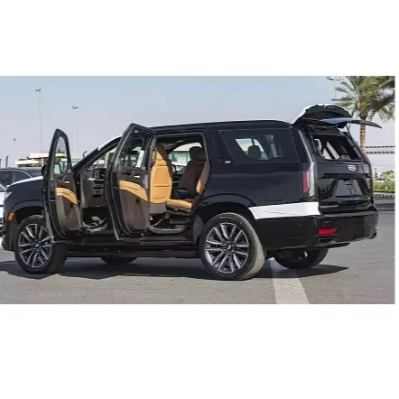Чистый Подержанный CADILLAC ESCALADE SPORT 6 2 P черный Внедорожник 2022 автомобиль RHD/LHD доступен для быстрой доставки подержанных автомобилей