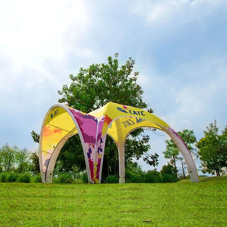 Customize Size Airtight Inflatable Advertising Tent With Fully Printing Gazebo For Promotional Dome Inflatable Events Tent