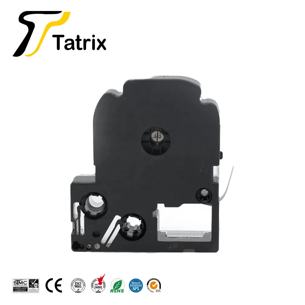 Tatrix SC12YW LC-4YBW LC4YBW 12mm Black on Yellow Compatible Label Tape Cartridge for Epson for KING JIM Label Printer tape