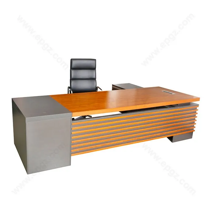 Luxury Office Furniture Table Wood CEO Manage Office Executive Desk with Chair
