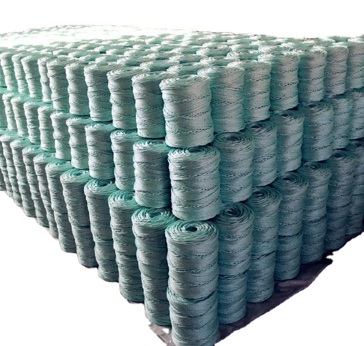 1-3mm PP split film packing baler twine spool agricultural baling twine twisted agriculture raffia baler twine