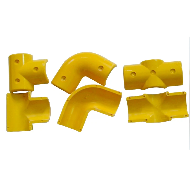 Cheap Price Rust Proof Frp 4 Way Corner Fiberglass Handrail Fitting Connector