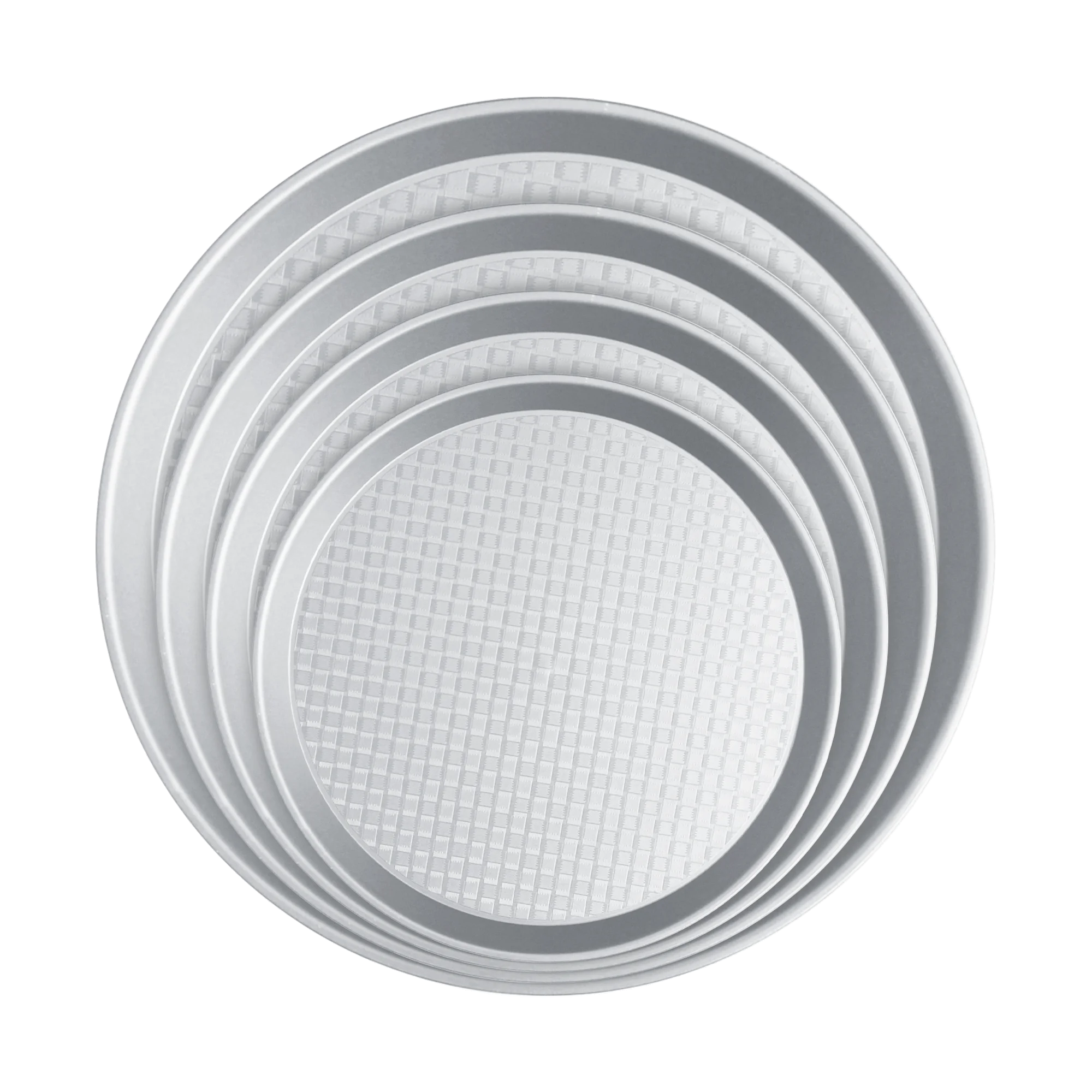 Custom Soild Anti Slip Tray Plate Round Bar Cart Color Or Print Plastic Tray For Home