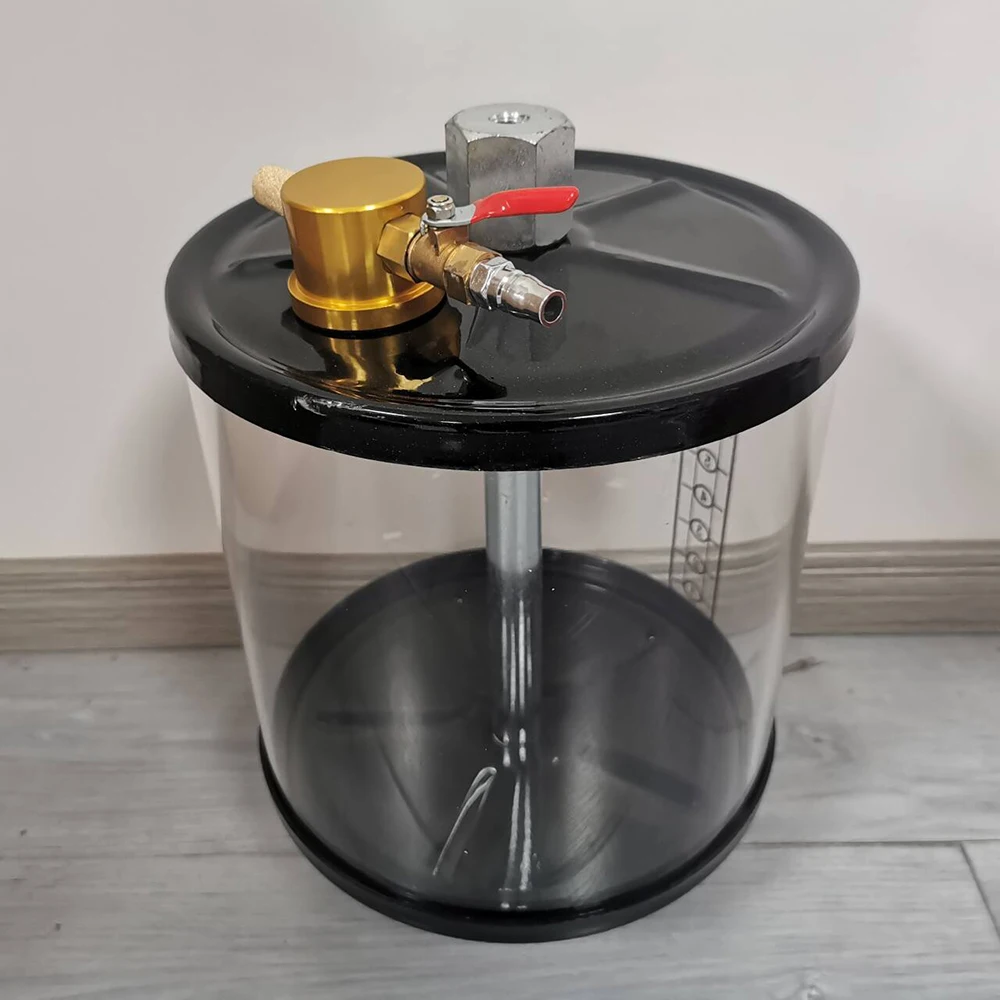 80L waste engine oil collection machine Pneumatic oil receiver Oil pumping and receiving machine Measuring cup Car maintenance