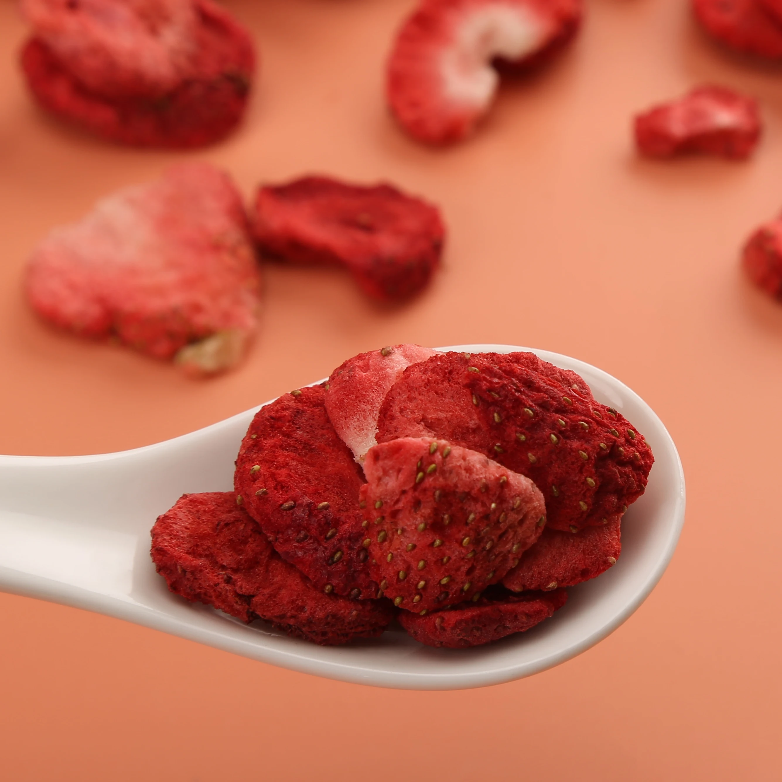 Высококачественная замороженная Клубничная закуска LUJIA, чип Fd, замороженная клубника Fd