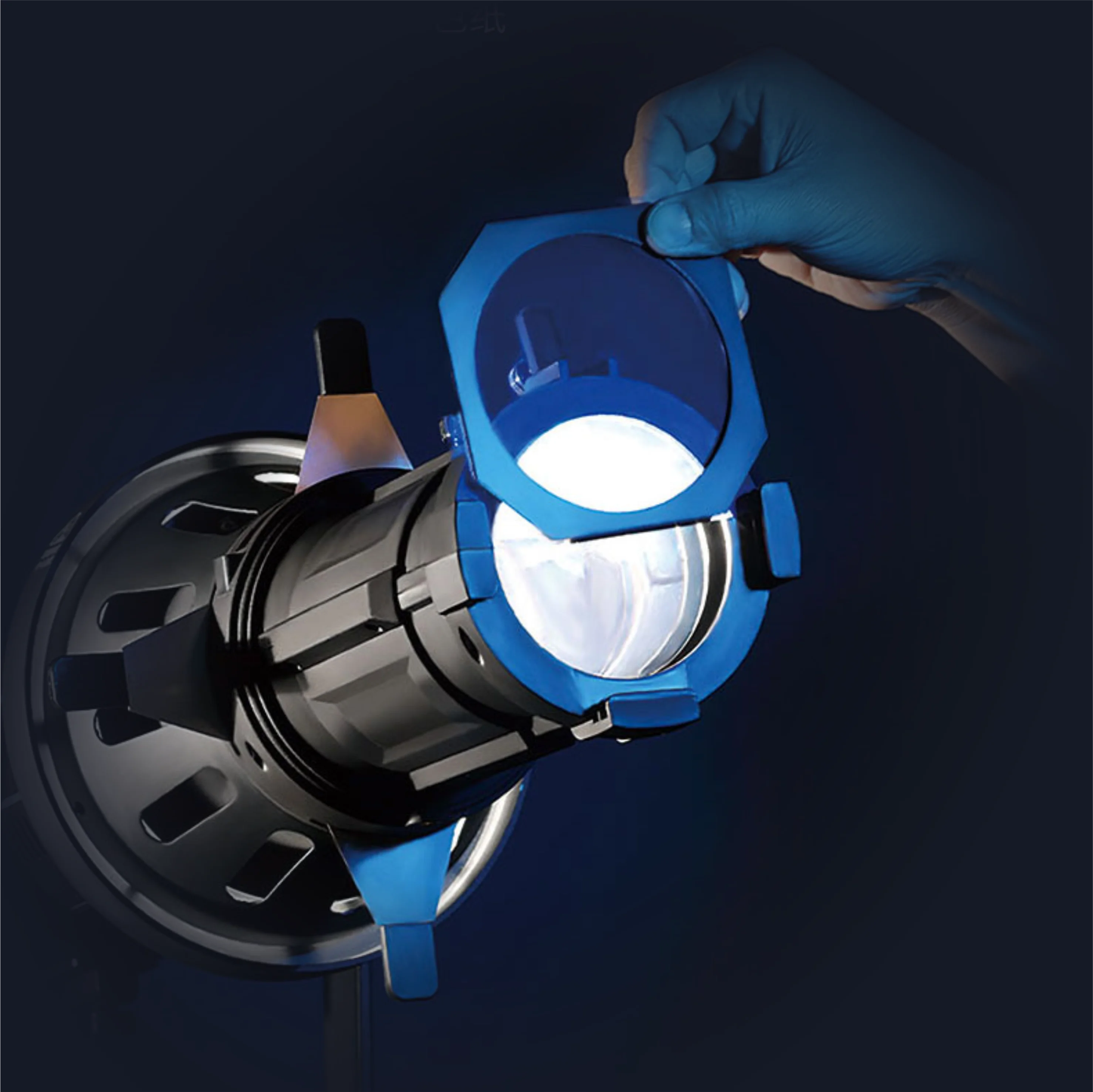 Optical Snoot Spotlight Concentrator Photographic Snoot 12pcs Graphics Cards 5pcs Color Filters Photography Light Accessories