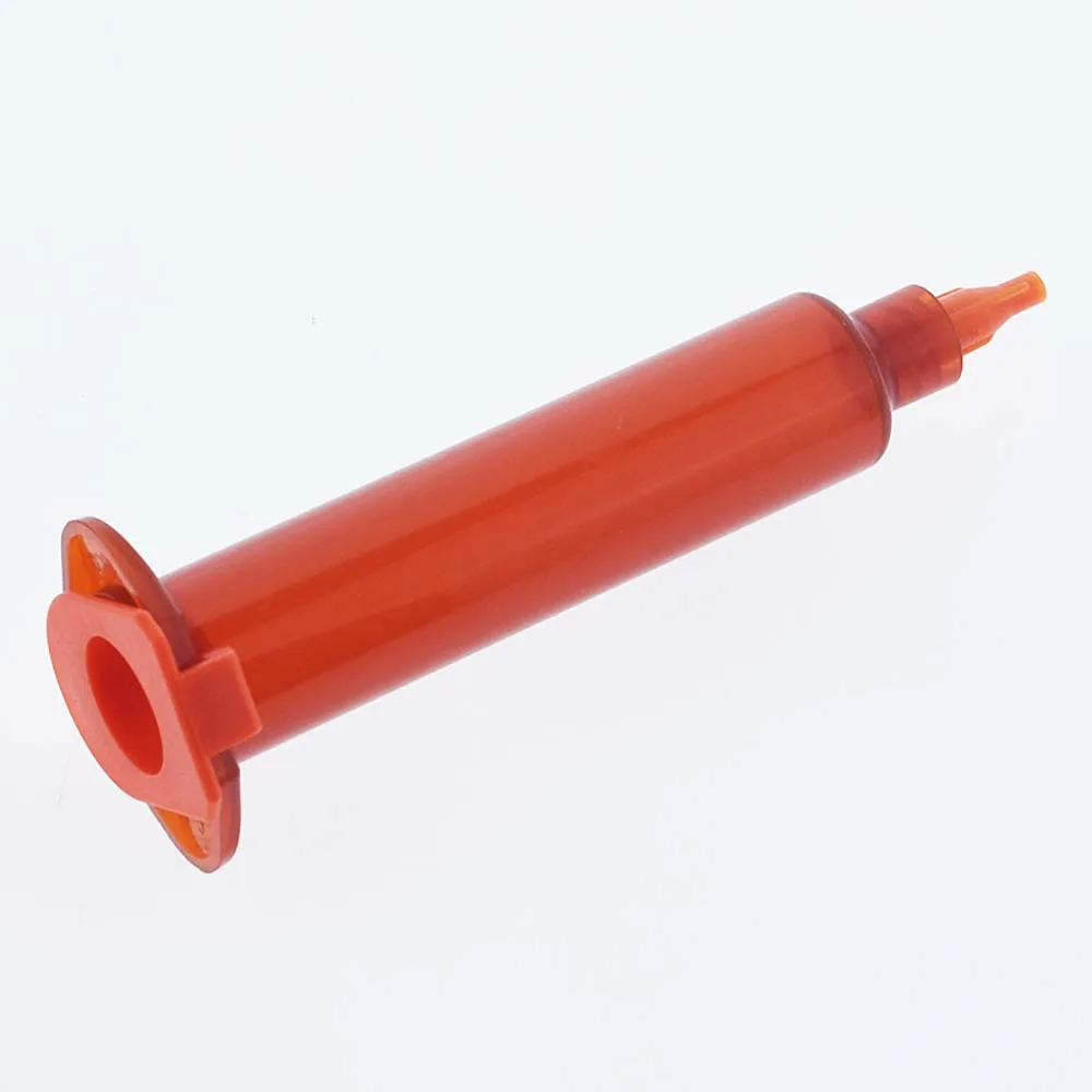 10cc Disposable Amber Glue Syringe/UV Dispensing Barrels/Adhesive Syringe Bucket