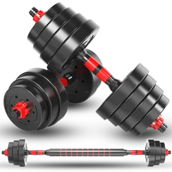 Household Weights Gym Fitness Equipment Kettlebell 40kg Free Weights Dumbbell Adjustable And Barbell Set For Body Building
