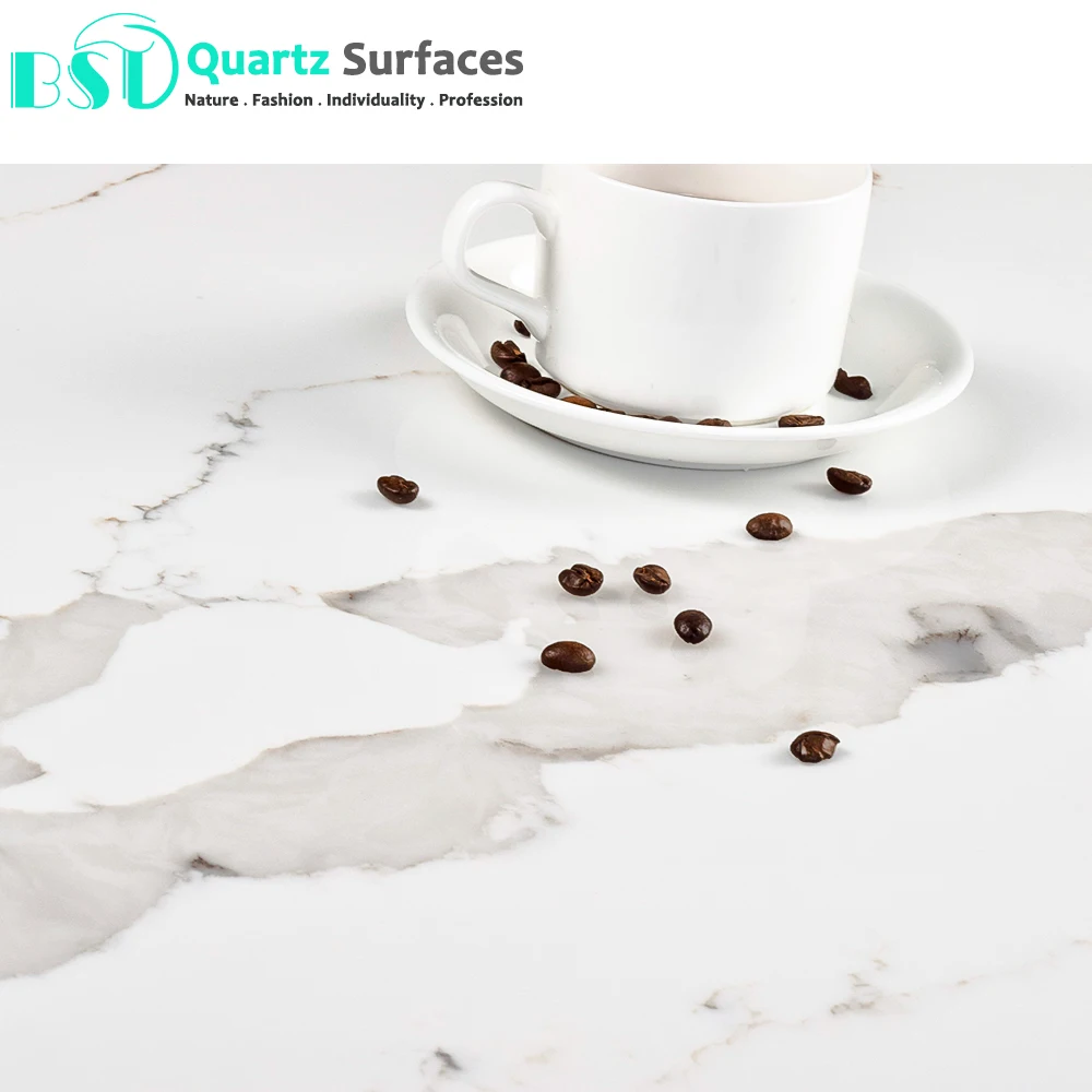 Artificial Quartz Stone White Calacatta With Gold Veins For Kitchen Countertops Quartz Wholesale Prices Calacatta Gold Quartz St