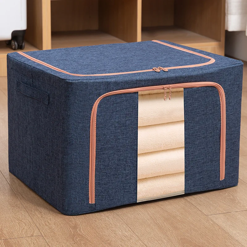 
New style household storage box organizer home large clothes storage for closet 