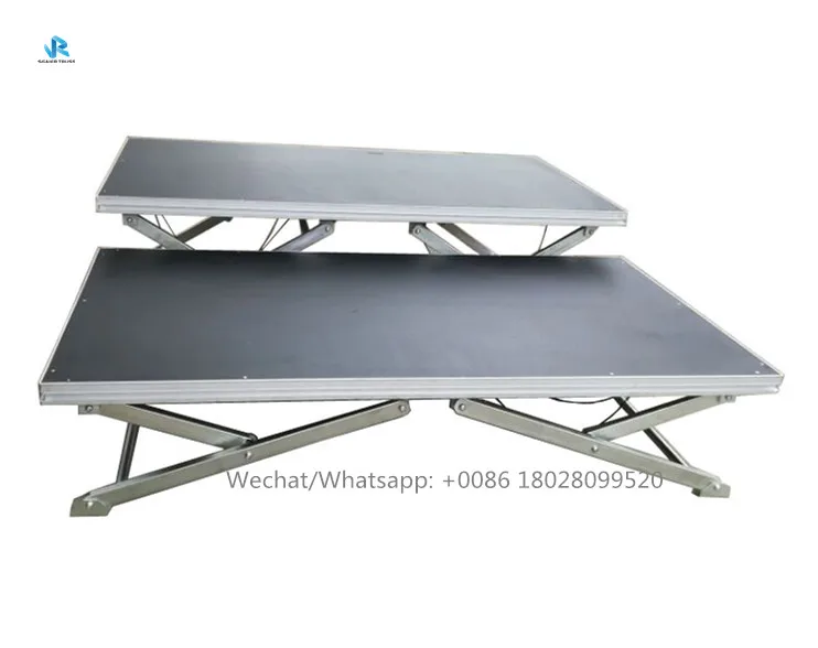 2M x 1M Heavy Duty Portable Stage - Scissor Platform (Adjustable to 5 positions)