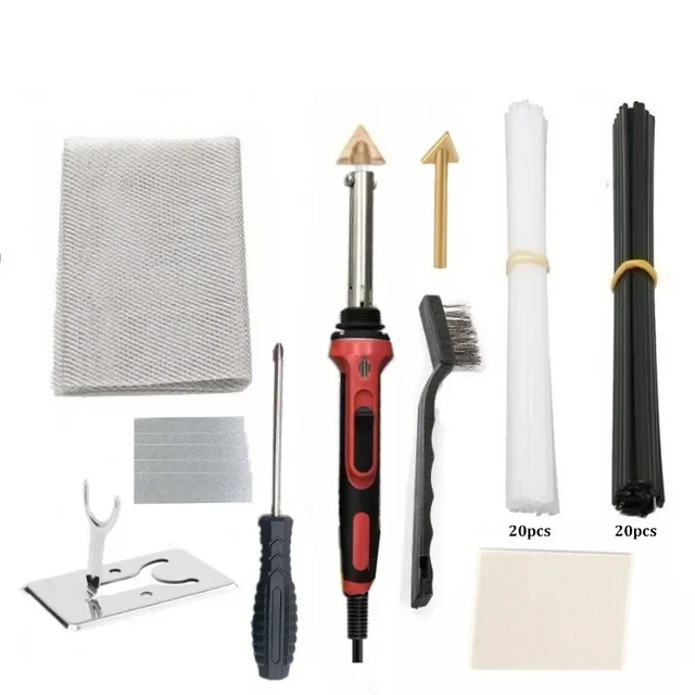 100 Вт 110 В-220 В Электрический паяльник степлер пластиковые сварочные аппараты инструменты для ремонта бампера автомобиля Каяка нейлоновый пластиковый сварочный аппарат