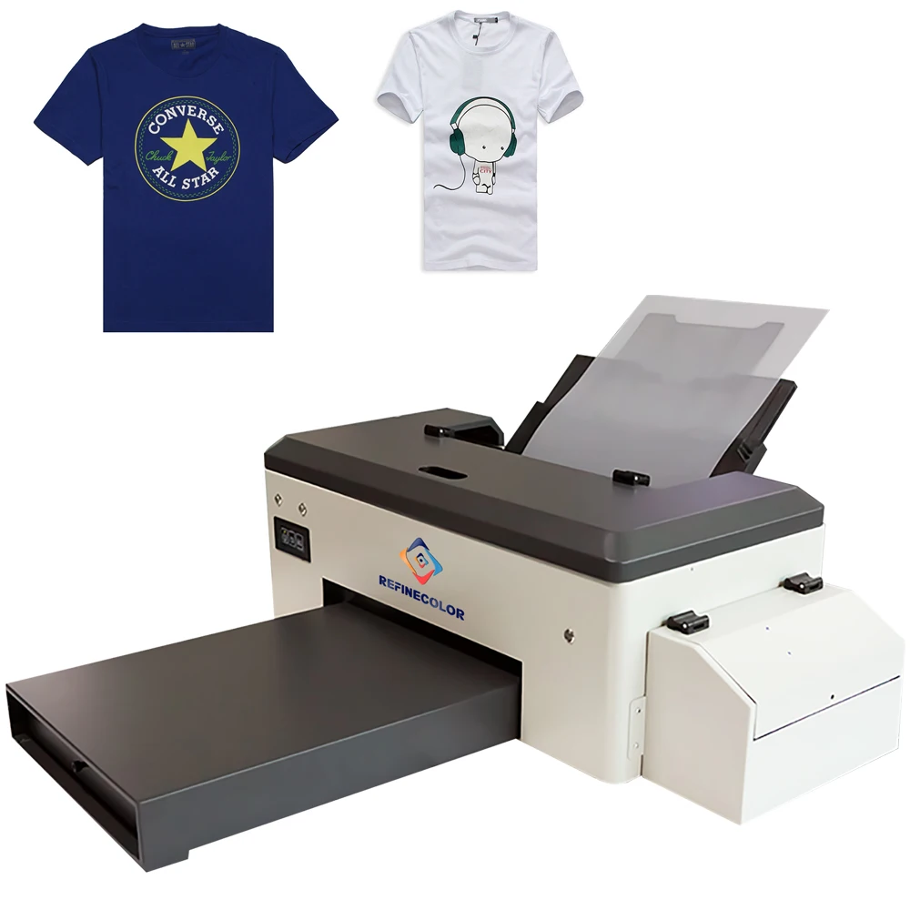  Refinecolor 13years Factory A3 Direct To PET Film Printing Machine DTF Tshirt Printer For Jeans Non-woven 100%