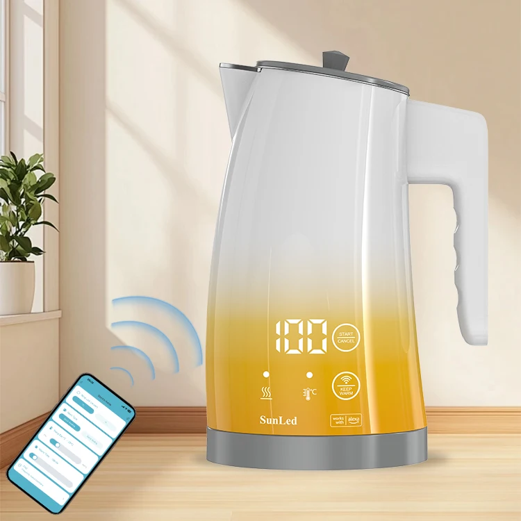 2024 Most Popular Modern High Quality Portable Cordless Voice and App Control Electric Kettle with Temperature Control