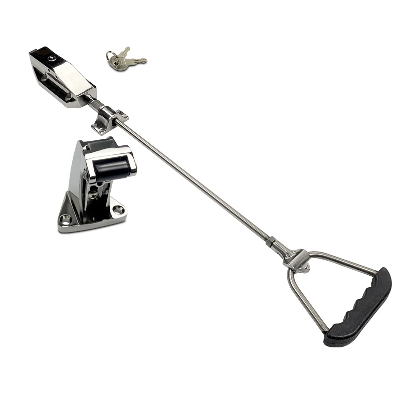 Zinc alloy Double Door Fitting Cold room door lock and hinge