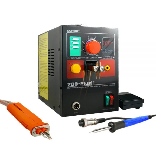 Sunkko 4.3kw 709plus Spot Welding Machine With Soldering Pen Electric Soldering Iron Spot Welder For Battery Pack Welding