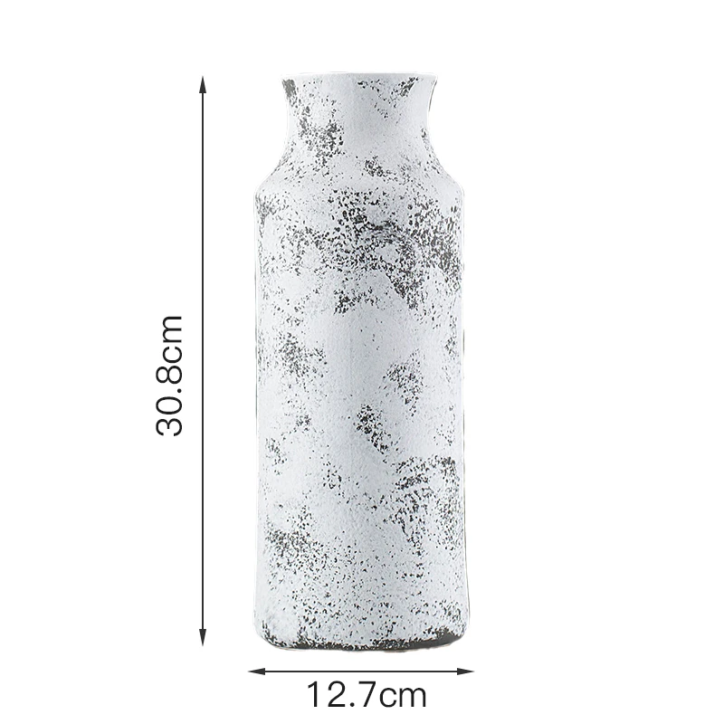 2024 Modern Minimalist Rustic Ceramic Flower Vase Art Deco Design Tabletop Decorative Ceramic Vase Interior Congratulations
