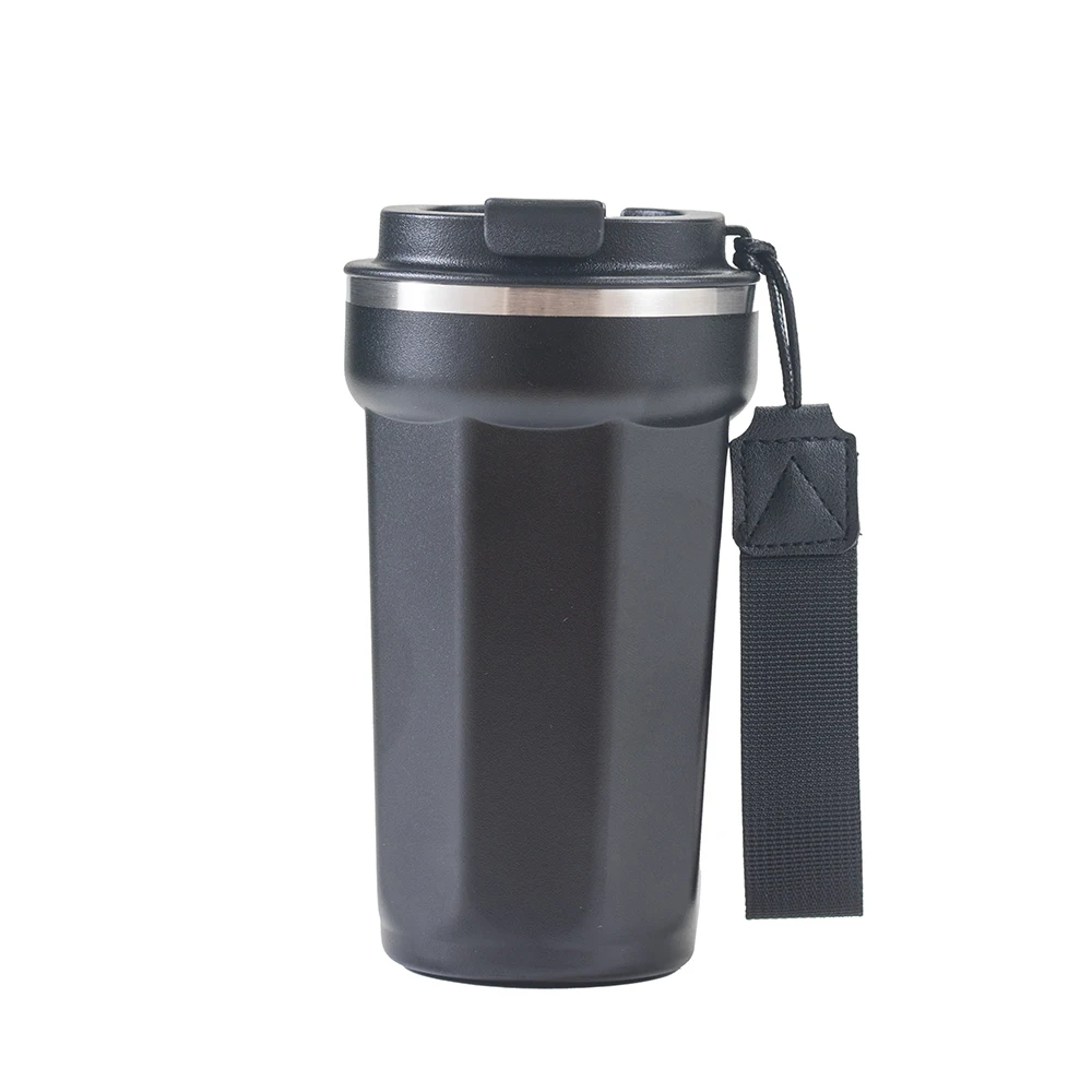 Luxury 380ML 500MLl Double Wall Stainless Steel Insulated Reusable Coffee Tumbler Mug Cup With Logo