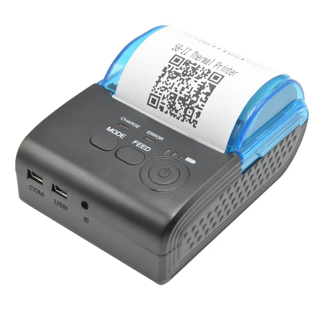 2 inch 58mm mini billing portable blue tooth printer with printing machine