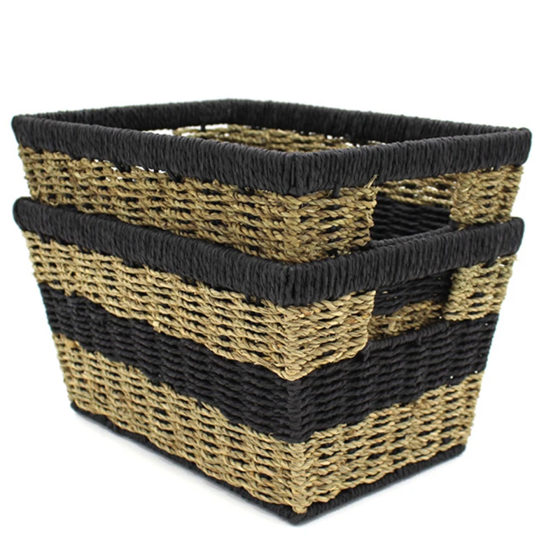 Плетеная корзина ручной работы с 4 винными