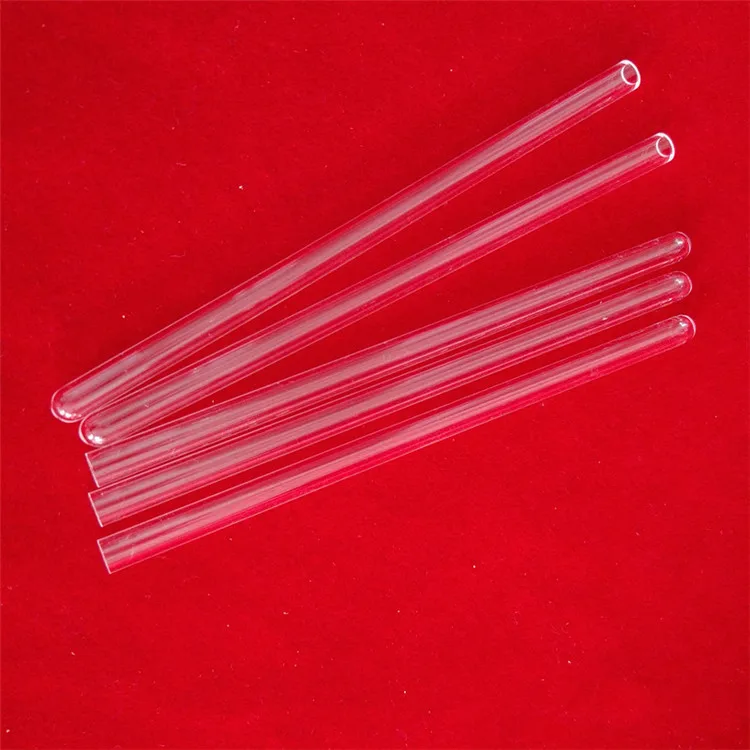 Factory Customized Size Opaque Clear Quartz Electric Heating Tube 5mm Thickness Quartz Tube Double Wall Quartz Tube