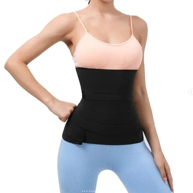 2022 Wrap Waist Trainer Sweat Belly Band fitness belly lose weight Waist Trainer Trimmer Belt