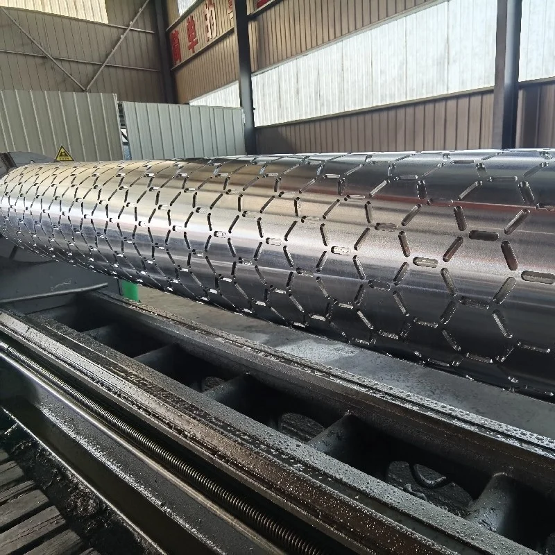 Customized metal Conveyor roller embossing roller embossing cylinder Extruder steel roller