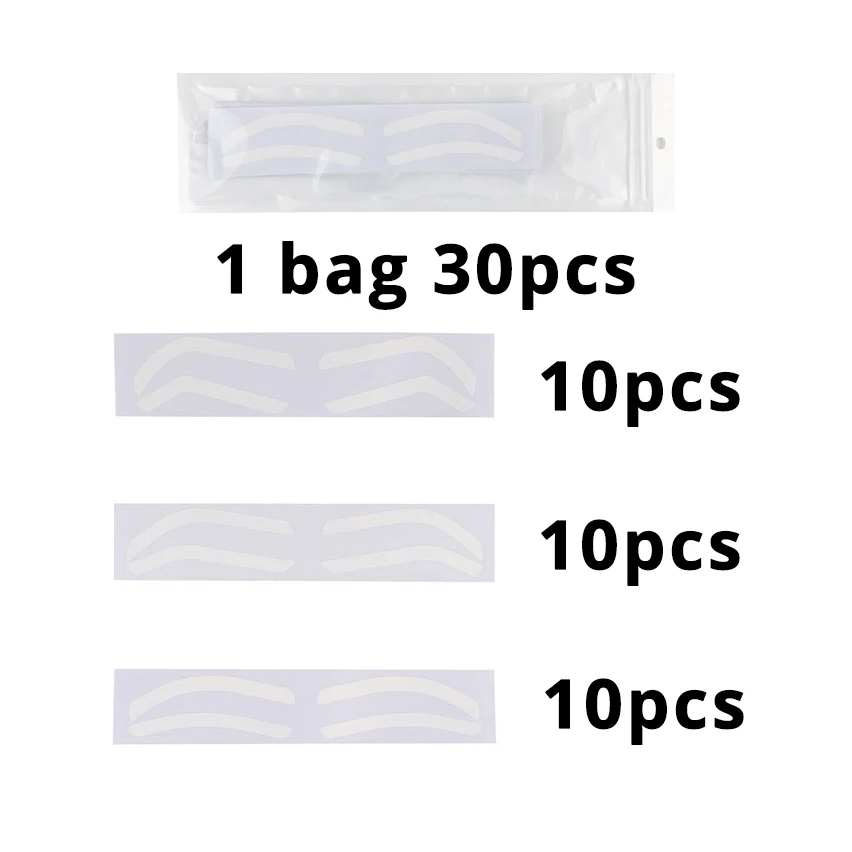 Airbrush Brow Shaping Stencil Sticker Brow Guide Eyebrow Shaping Template Tools PMU Accessories Microblading Diy Brow Shape Tape