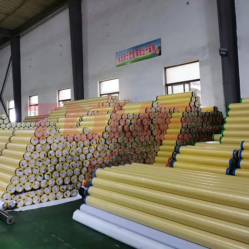 Высококачественный гибкий баннер печатные материалы ПВХ рекламный материал lona frontlit рулоны холщовые заводская цена