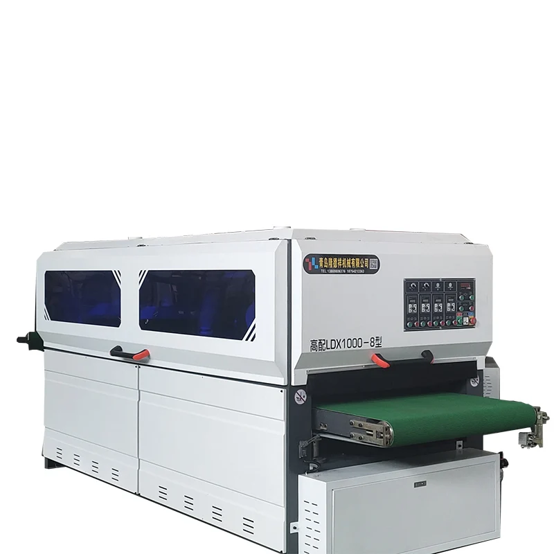 Automatic combination Cabinet door carved plate door cabinet wood disc brush polish sanding sander machine