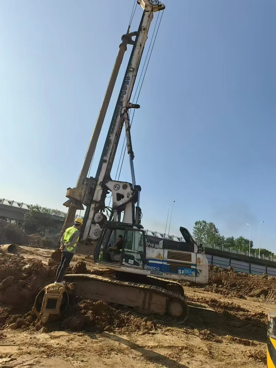 Used Soilmec SR60 R-622HD R-515 R-625HD Hydraulic Piling Rig High Efficiency Earth Drill with Core Engine Used for Pile Driving