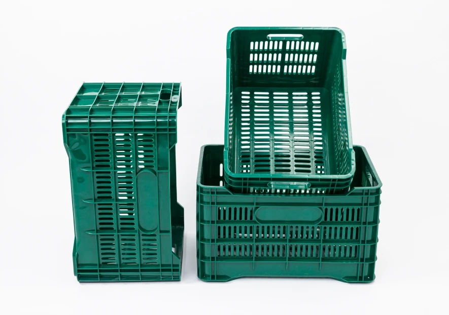 Robust plastic Boxes for vegetable production heavy hard plastic crates for produce fruit plastic crates