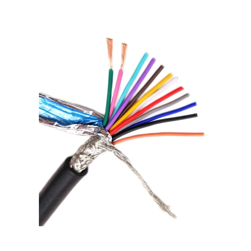 High flexible drag chain cable shield wire TRVVP2 3 4 5 core 0.150.20.3 flexural encoder signal cord