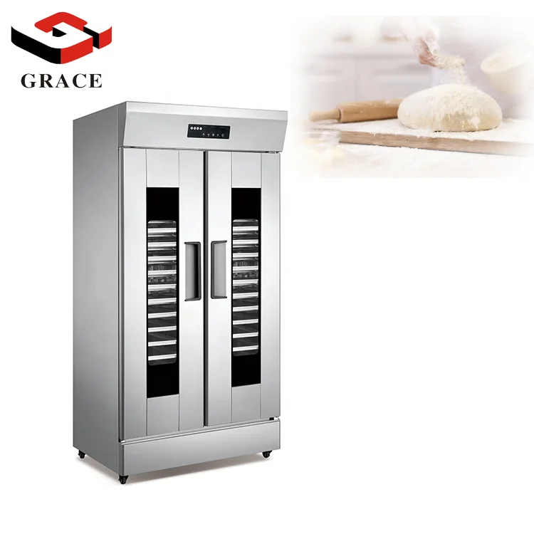 Upgrade Bakery with Commercial Fermentation Cabinet Equipment Electric Intermediate Machine 26 Trays Bread Dough Proofer