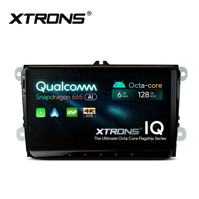 Автомобильная Мультимедийная система XTRONS, экран 9 дюймов, Восьмиядерный процессор, 6 ГБ 128 ГБ, Android 11, для SKODA Fabia Octavia Yeti Superb