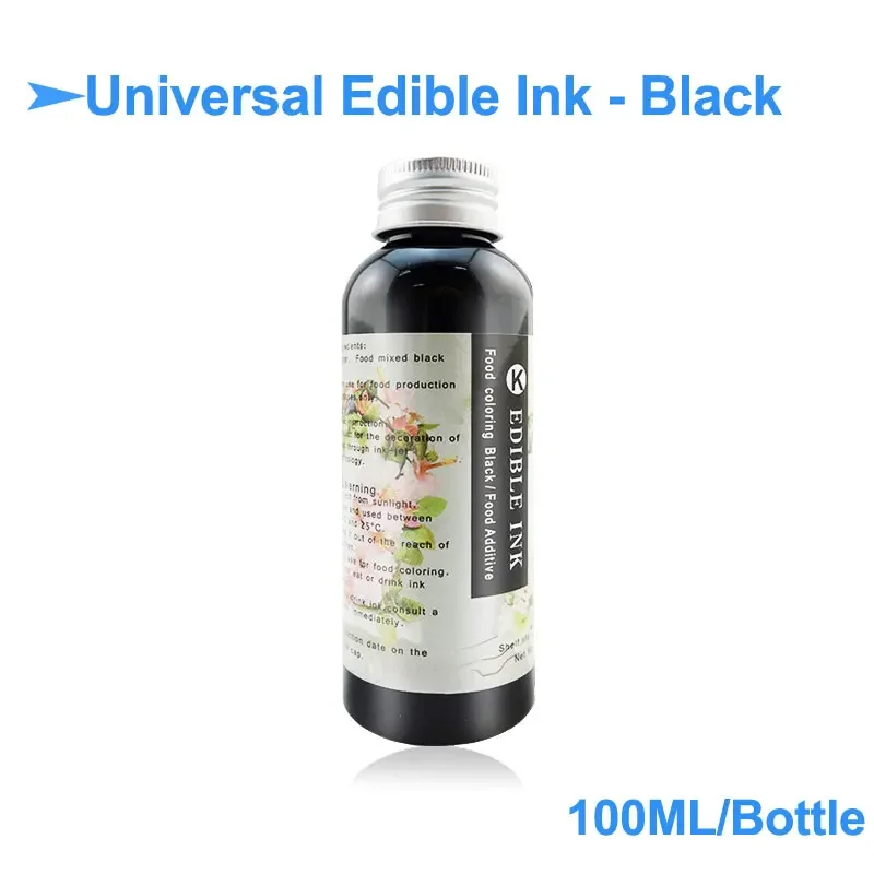 100ML Cake Coffee Ink For Canon For HP For Epson Printer Cake Coffee Chocolate Safe Additive Coffee Machine Ink