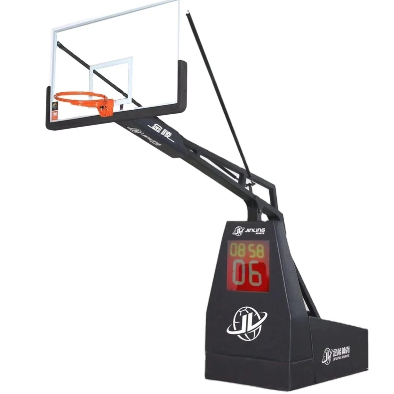 Jinling 3V3 баскетбольные стенды предназначены для 3V3 битва TVT-1 ФИБА сертификации, с Высокопрочное защитное стекло Щит