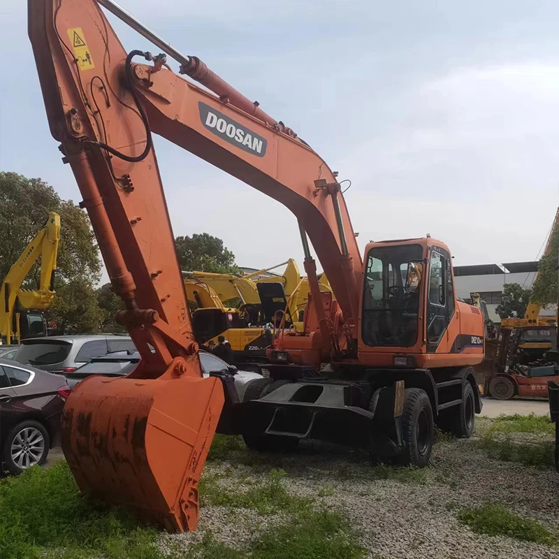 Высокое качество 20 тонн оригинальный колесный экскаватор Doosan DH210W-7 для продажи