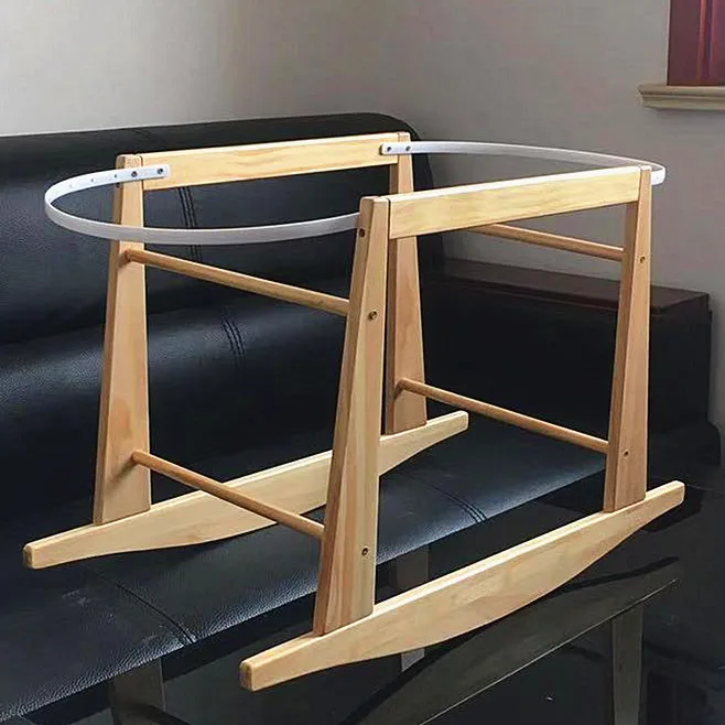baby wooden bassinet moses basket stand