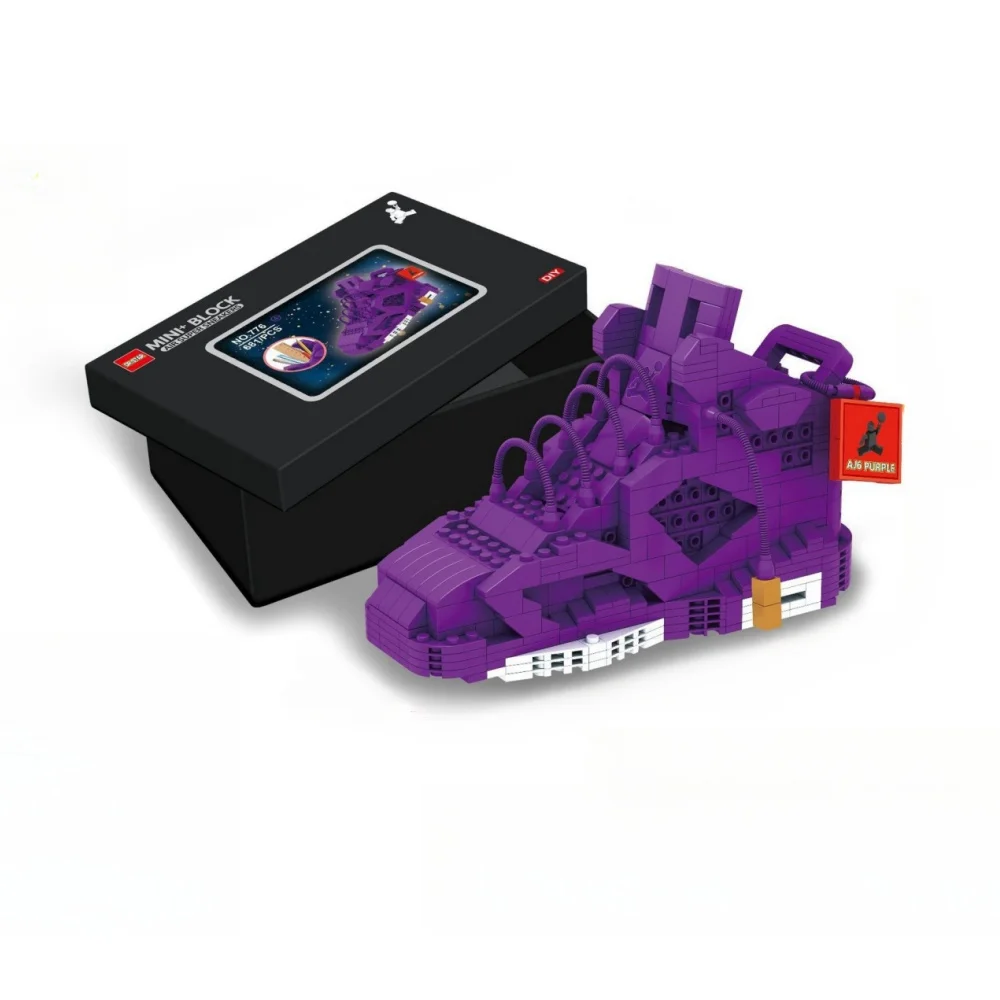 JiZai  Custom Shoes Building Blocks 681PCS giveaway gift Blocks  Custom Sneakers Building Blocks