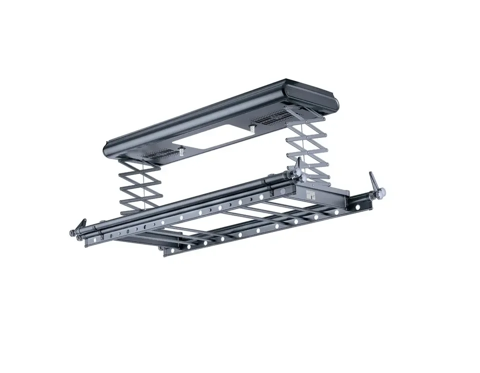 smart laundry remote control electric automatic lifting ceiling mounted laundry air dryer hanger clothes drying rack