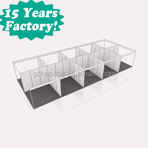 3x3 алюминиевый штранг-прессования стандартная модульная перегородка схема оболочка выставка выставочного Дисплей Выставочный