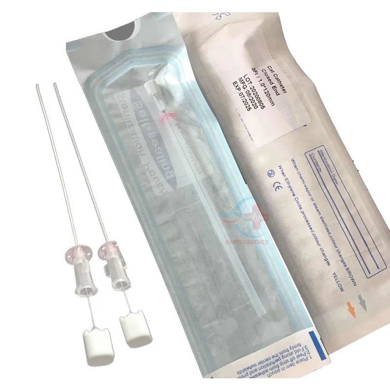 HC-R072-1 Top sale disposable pets dog cat urine catheter high quality veterinary urinary catheter with stylet
