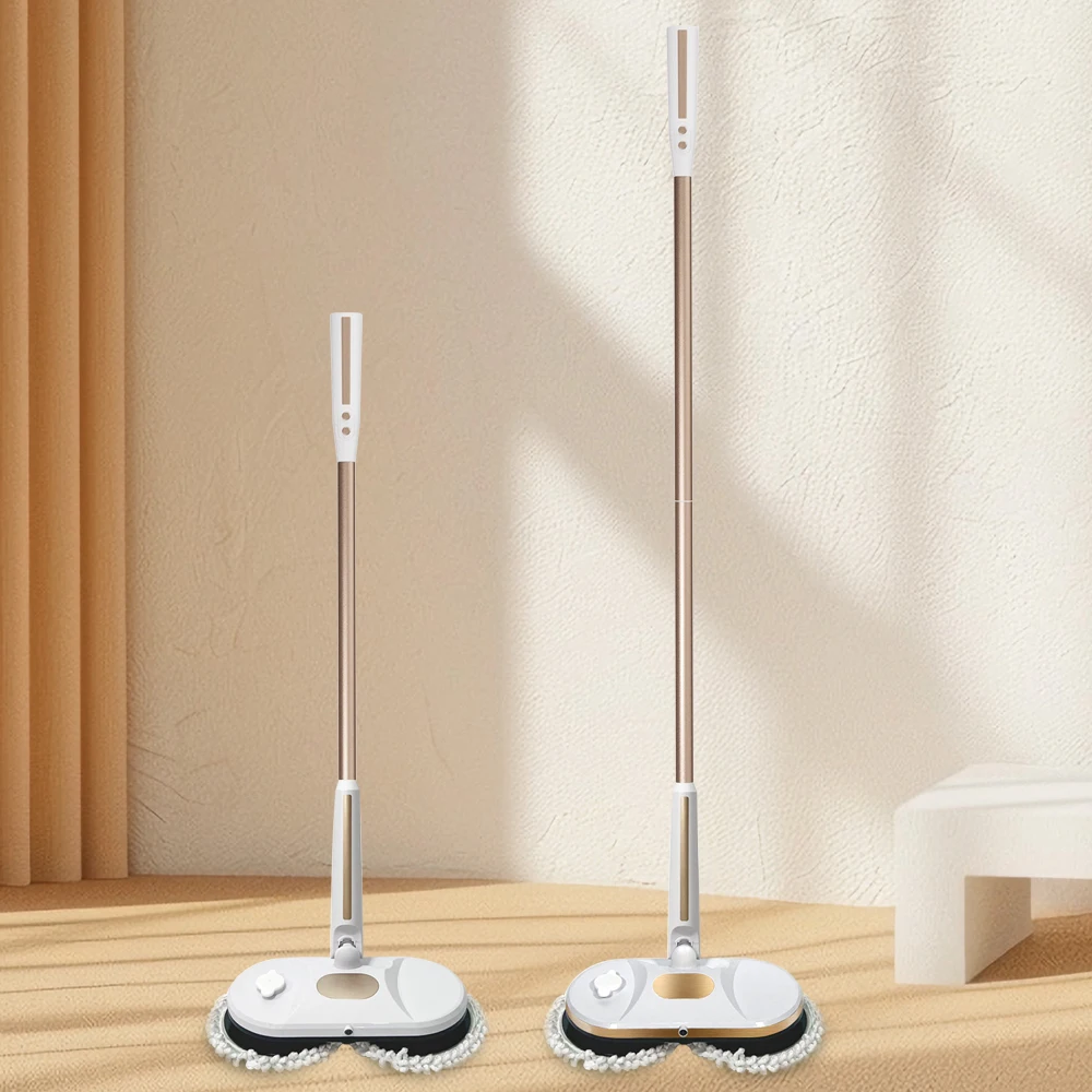 Floor Cleaner Machine with Water Tank Spray Automatic Dual Spinning Spraying Floor Electric Cleaner Mop self clean