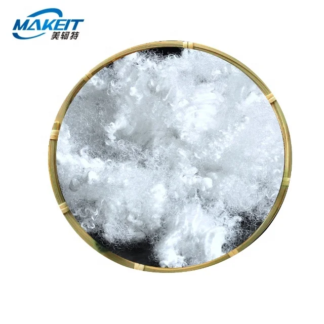 
 Экологичное GRS переработанное полое конъюгированное Полиэфирное штапельное волокно для наполнения  