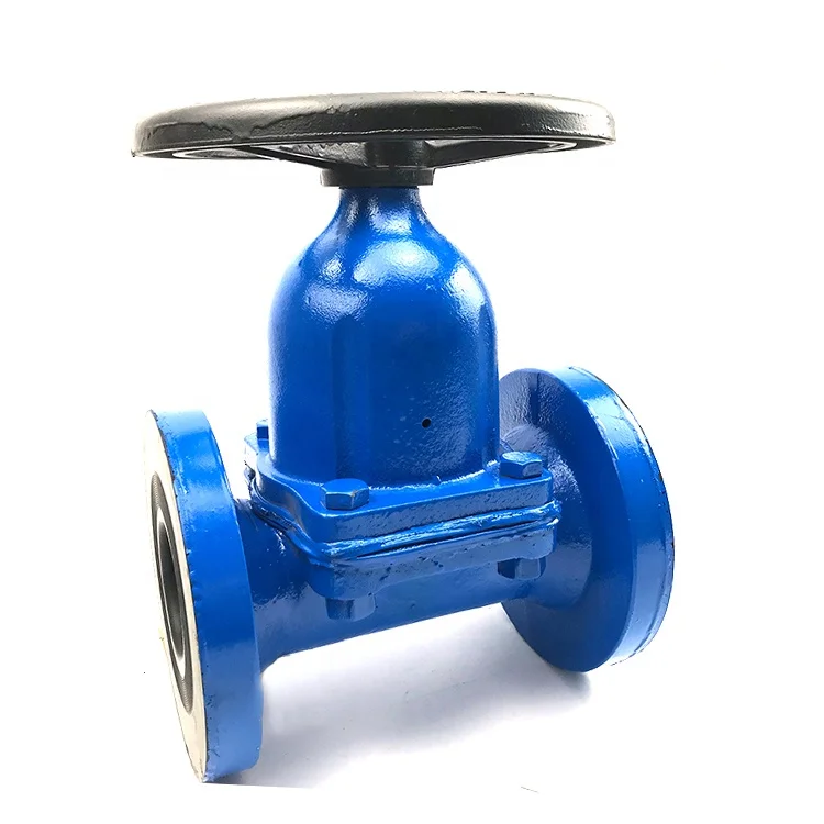 Natural Rubber Lined Cast Iron Diaphragm Valve DN80 for Industry