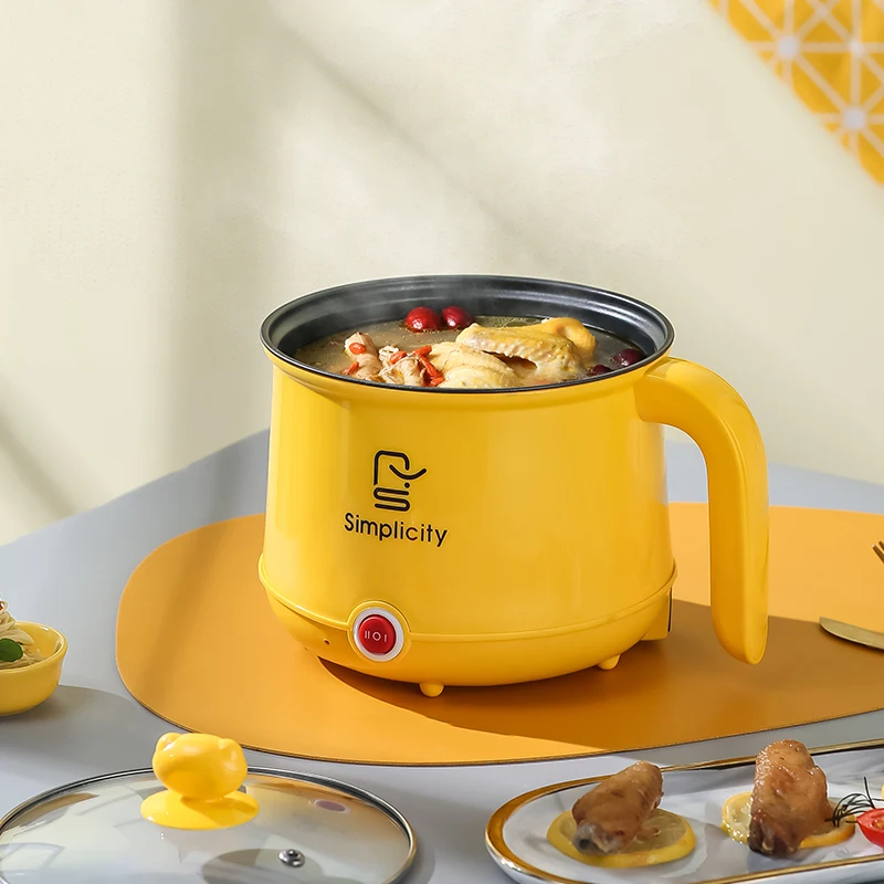 Dormitory Portable Electric Pot and Multifunctional Home Electric Cooker Pot With Non-stick Small Electric Pot Household cooker