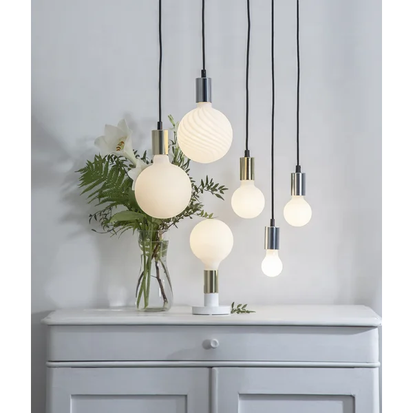 Edison bulb  E26 E27 G125 CE ROHS VINTAGE MILKWHITE GLASS LED FILAMENT BULB