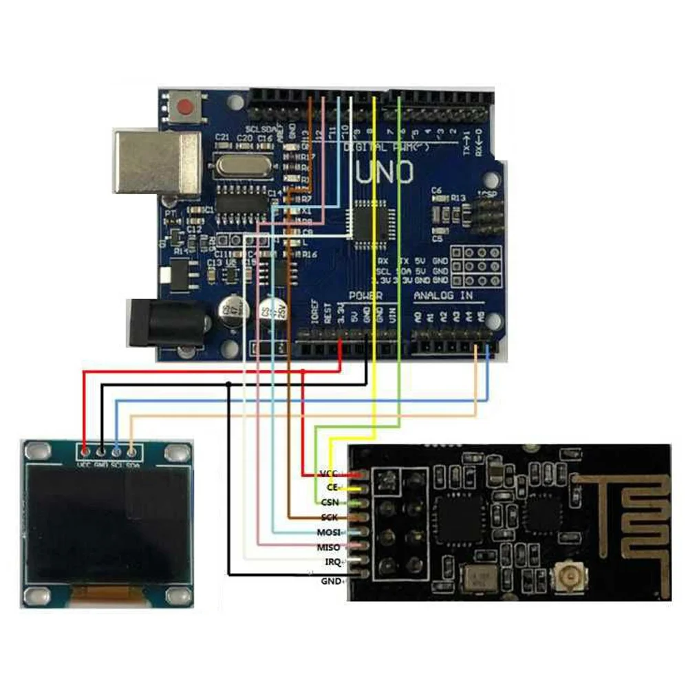 GT-24 2.4G NRF24L01+PA+LNA 1100 meters Long Distance Industrial Grade Digital Wireless Module With Non-welding Pin