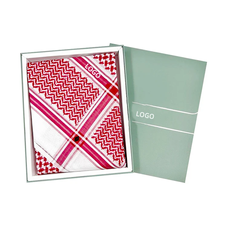 new design white cotton arabic yashmagh scarf